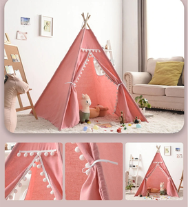 Tende da gioco pop-up per neonati con giocattoli sospesi, tenda a forma di <span class=keywords><strong>casa</strong></span> per bambini, impermeabile, per esterni, delicata sulla pelle - Product Image 4