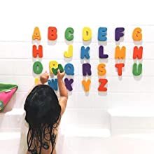 36 Pcs Foam Alphabet <strong>Bath</strong> <strong>Letters</strong> and Numbers Toddler Kids <strong>Bath</strong> Toy Set Floating <strong>Letters</strong> - Product Image 5