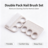 Nouveaux outils pour ongles, brosse à poussière en plastique durable, nettoyage des ongles, traitement des ongles par luminothérapie, ponçage, poils en plastique