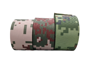 Vente flash : <span class=keywords><strong>sangle</strong></span> en polyester camouflage à chevrons élastique de 25 mm et 50 mm pour sac, vêtements d'entraînement - Product Image 6