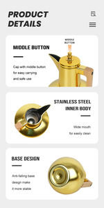 Productos ecológicos de doble pared Botella DE AGUA DE ACERO INOXIDABLE Frasco de café Vaso de vacío <span class=keywords><strong>Taza</strong></span> de vacío - Product Image 4