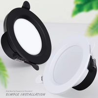 Downlights de salon de chambre à coucher 9W IP20 Downlight Led intégré Projecteurs Led Plafonnier encastré/Lumière Led/Downlight encastré