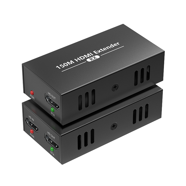 CARATAR HD MI Extender 150m Over CAT6/7 1080P Audio Video with 165MHz & 4.95Gbps