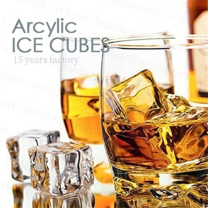 Praktische Grap Speelgoed Realistische Niet-Breekbare Acryl Nep-Ijsblokje Voor Huis Keuken Bruiloft Middelpunt Decoratie Vaasvullers - Product Image 1