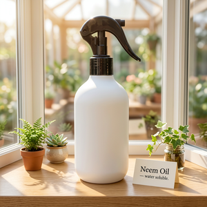Bouteille pulvérisateur à pompe en PET blanc 100 mL 200 mL 500 mL Contenant cosmétique pour l'arrosage du jardin - Product Image 1