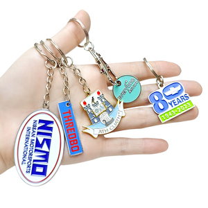 Manufacturer Custom Logo Keychain Metal Zinc Alloy Enamel Letter Branded <b>Keyrings</b> with Your Own logo Soft Hard Enamel Keychains - Product Image 2