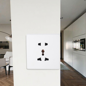 Tiêu chuẩn Châu Âu Trắng nhựa <span class=keywords><strong>5</strong></span> <span class=keywords><strong>pin</strong></span> MF Ổ cắm đơn giản và phong cách thời trang cần thiết cho một cuộc sống tốt đẹp - Product Image 3