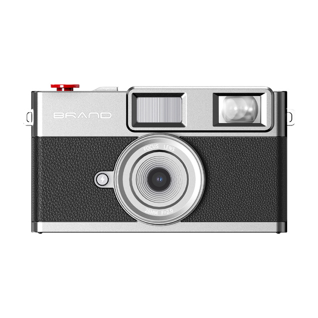 Retro Film-Style Photos 8MP Mirrorless Lightweight Vintage Screenless Digital Camera with Video Capture for Travel Beginner