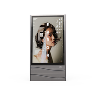 Pantalla LCD Publicitaria de Doble Cara de Alto Brillo para Exteriores, Reproductor de Video Multimedia con Sistema Operativo Android para Promoción Comercial en la Calle