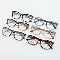 Lunettes de vue tendance MS A1013 – Nouveau style, monture intégrale TR90, unisexe, verres neutres compatibles avec les lentilles de prescription AC