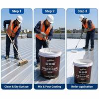 Prix de gros Caoutchouc liquide Imperméabilisant Revêtement imperméabilisant Autres matériaux d'imperméabilisation pour toiture en béton Mur en béton