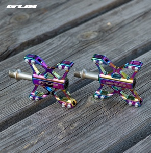 GUB GC-009 Pédale arc-en-ciel 9/16 <span class=keywords><strong>VTT</strong></span> <span class=keywords><strong>VTT</strong></span> Pédale <span class=keywords><strong>Alu</strong></span> Mtb 3 roulements Route Exercice X Ultra-léger Pédale colorée - Product Image 4