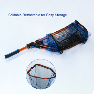 Lớn Lưới Đánh Cá Deluxe có thể gập lại có thể thu vào hạ cánh net với xử lý bổ sung - Product Image 2