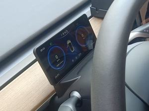 Le plus récent tableau de bord d'affichage multifonction Carplay de 6.25 pouces pour Tesla modèle Y 3 prend en charge la caméra de vue frontale 1080P HD SATONIC - Product Image 5