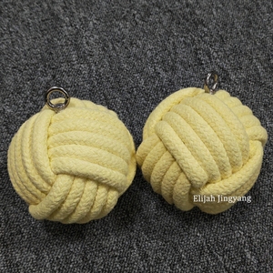 Pyro Dance Fire Spinning Fire Performance Prop Fire Poi Meteor Rope Dart Pure Kevlar Eyebolt Core 5*5 Large Monkey Fist Wick - Product Image 5