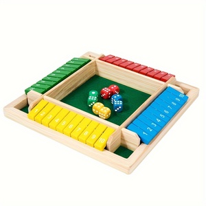 Classics Tabletop Phiên Bản Pub Hội Đồng Quản Trị Trò Chơi Gói Quà Tặng Bằng Gỗ Bảng Bảng Toán Trò Chơi Đóng Hộp Xúc Xắc Trò Chơi Cho Người Lớn Trẻ Em - Product Image 5