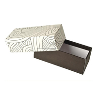 Boîte rigide personnalisée à prix d'usine avec couvercle et base imprimés pour cravates, portefeuilles, cartes de visite, emballage de bijoux, petite boîte cadeau