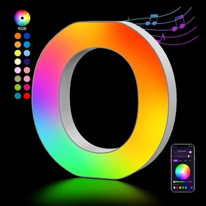 ไฟ LED ตัวอักษรเปลี่ยนสีได้ ใช้พลังงานจาก USB <span class=keywords><strong>ค</strong></span>วบ<span class=keywords><strong>ค</strong></span>ุมผ่านแอพ กันน้ำระดับ IP65 ไฟโฆษณาสำหรับกลางคืน - Product Image 4