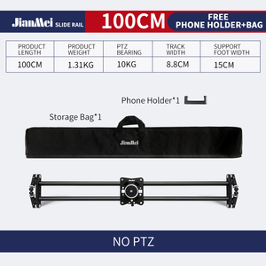 Jianmei S6 100CM Cámara Track Slider para Nikon <span class=keywords><strong>Sony</strong></span> Canon DSLR Smartphone - Product Image 3
