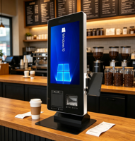 Kiosco de Autoservicio con Pantalla Táctil de 21.5 y 23.8 Pulgadas para Pedidos de Comida en Restaurantes, Consulta de Información y Terminal de Pago
