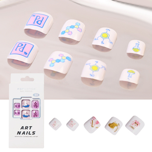 <span class=keywords><strong>Uñas</strong></span> postizas <span class=keywords><strong>de</strong></span> primera calidad con diseño y pegatinas. Patrones únicos personalizados Suministros para <span class=keywords><strong>uñas</strong></span> Prensa sobre pegamento <span class=keywords><strong>de</strong></span> color blanco en las puntas <span class=keywords><strong>de</strong></span> las <span class=keywords><strong>uñas</strong></span> - Product Image 2