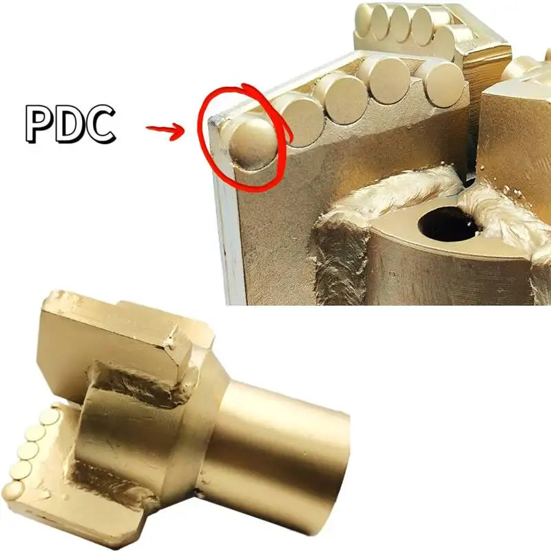 Kazıyıcı tipi pdc matkap uçları PDC matkap ucu fiyatı kullanarak düşük maliyetli elmas pdc matkap ucu yumuşak kaya ve çamur