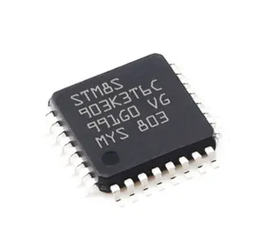 رقاقة تحكم مصغرة للدارة المدمجة STM8S903K3T6C الأصلية من ST MCU 8bit 16MHz 8KB فلاش LQFP32