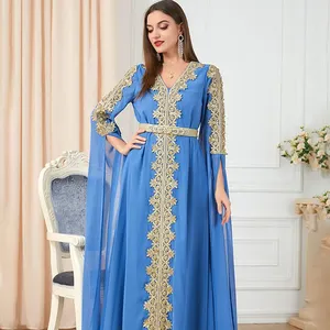 Luxury Fashionable Front Open Polyester Abaya For Adults Traditional Muslim Clothing Abaya Accept Customization