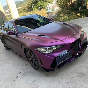 Pour <span class=keywords><strong>Alfa</strong></span> <span class=keywords><strong>Romeo</strong></span> <span class=keywords><strong>Giulia</strong></span> mise à niveau GTAM Style pare-chocs avant arrière diffuseur arrière jupe latérale kit carrosserie - Product Image 5