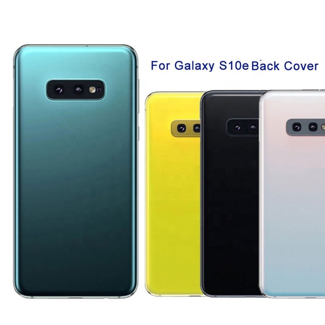 Original Pull of Battery Back Cover Glass Replacement Door for Samsung Galaxy S10e SM-G970