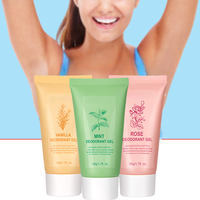 Gel déodorant unisexe 30 ml à l'alun, parfum clair, élimine les odeurs et les taches, nettoyant à base de plantes, parfum secret