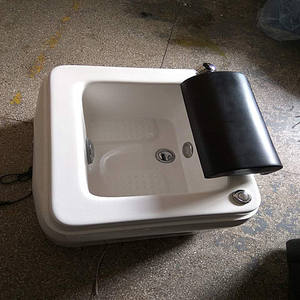 OEM Luxus-Fußpflegeschale aus Fiberglas Hochwertige Moderne Spa-Fußmassage-Badewanne mit Wellenmassage und Automatischer Massage 110V-240V - Product Image 5