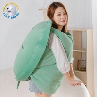Coussin en peluche géant Tortue Abeille avec rembourrage en coton PP, taille 50-70cm, unisexe pour enfants, décoration d'intérieur