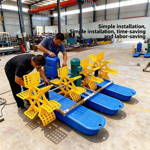 เครื่องเติมอากาศแบบใบพัด 4 ใบพัด 2 แรงม้า 1.5 กิโลวัตต์ สำหรับบ่อเลี้ยงกุ้ง/ปลา/กุ้งน้ำจืด ขายส่งจากโรงงาน - Product Image 2