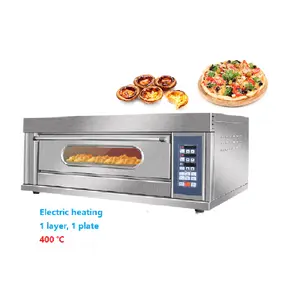 Factory price High quality pita bread baking oven single deck oven 1tray for pizza cookie meat egg tart pastry