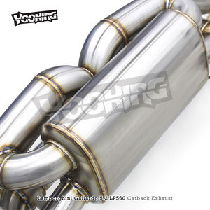 <span class=keywords><strong>Escape</strong></span> Catback para <span class=keywords><strong>Lamborghini</strong></span> Gallardo 5,2 LP560 2003-2016 <span class=keywords><strong>Escape</strong></span> de coche de carreras SS304 silenciador de tubo con sistema de <span class=keywords><strong>escape</strong></span> de válvula Oem - Product Image 4