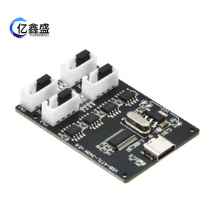 USB-4TTL-340N V2.0 USB to TTL Serial Converter โมดูล4พอร์ต Type-C CH340 UART BOARD สำหรับไมโครคอนโทรลเลอร์ Arduino - Product Image 2