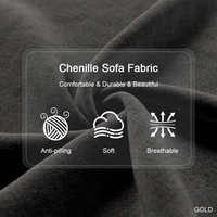 Tissu chenille doux anti-boulochage prix usine OEM pour revêtement de canapé – Fournitures textiles écologiques