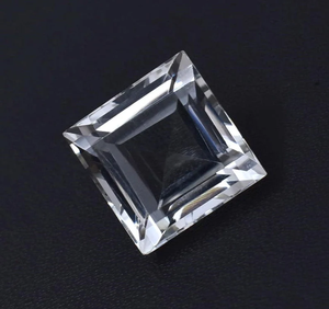 12.30Ct ควอตซ์คริสตัลธรรมชาติ100% เกรดคุณภาพสูงหินสี่เหลี่ยมขนาด13X9มม. สำหรับทำเครื่องประดับแหวนอื่นๆ - Product Image 4