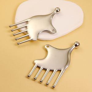 Multifunzionale meridiano metallo massaggio cuoio capelluto raschiatura rullo caratteristica testa massaggio pettine - Product Image 1