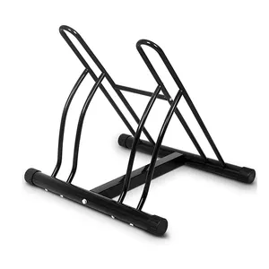 Hxjh-mech — support pour vélo de Construction robuste, organisateur de rangement au sol pour deux bicyclette, Stable et facile à assembler