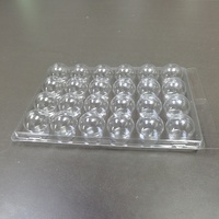 Blister rond en plastique transparent personnalisé à 24 cavités, type clamshell