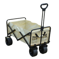 Chariot utilitaire pliable de haute qualité pour le camping en plein air, chariot de courses portable pour les stands mobiles