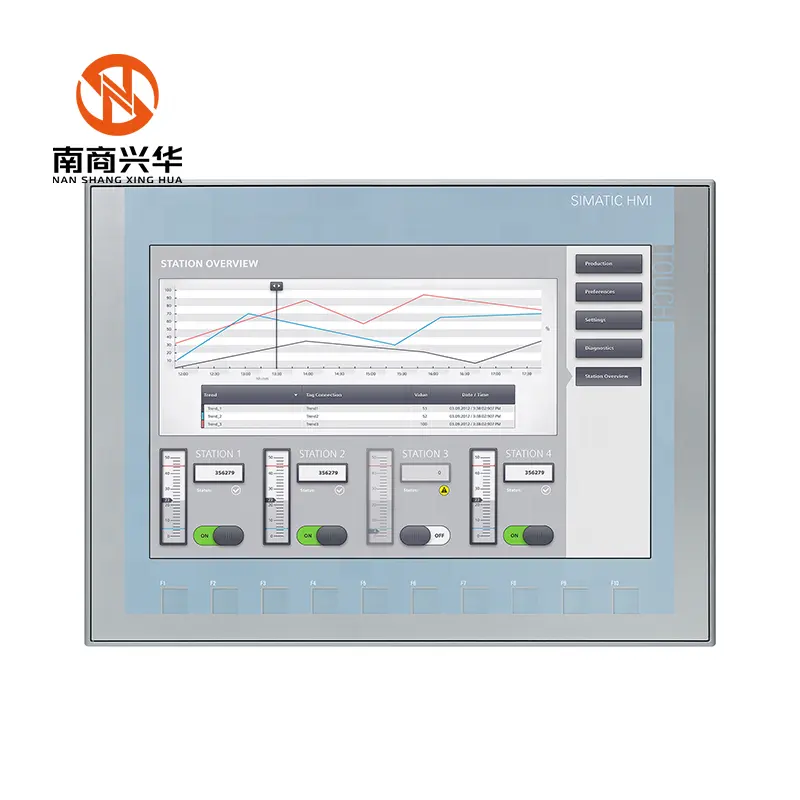 新しいオリジナル6AG1123-2MB03-2AX0 SIPLUS HMI KTP1200キー/タッチ操作12 TFTディスプレイ65536色PROFINETインターフェース