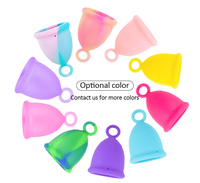 Copa Menstrual de Anillo de Gran Volumen Reutilizable de Silicona de Grado Médico al por Mayor de Fabricante OEM/ODM