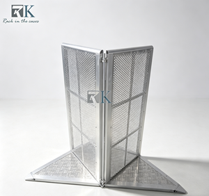 Barrières de sécurité en aluminium pour scène de concert, barrières anti-émeute, garde-corps temporaires pour le contrôle des foules - Product Image 1