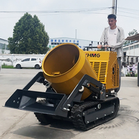 Nouveau modèle 2024 Mini-bétonnière-dumper portable avec moteur EPA, transmission hydrostatique sur chenilles, chargeuse compacte pour la vente aux États-Unis