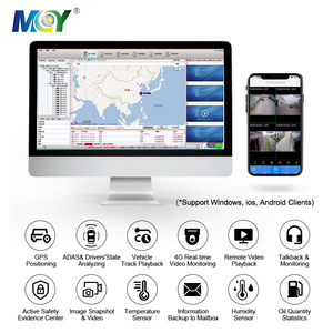 4CH 1080P HDD MDVR Real Time Monitoring and Tracking Data Storge Device 4G AI ADAS DMS BSD Mobile DVR for <b>Bus</b> CCTV System MAR-HK - Product Image 4