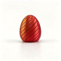 Premium Stocking Stuffer Eco-Friendly PLA Twisty Fidget Egg with Articulated Design - Custom Branding Options
