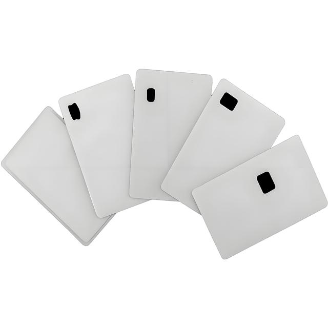 Transparent PC(Polycarbonate) ID Cards with Security Window & UV Printing - High Security Cards, Anti-Counterfeit Verification
